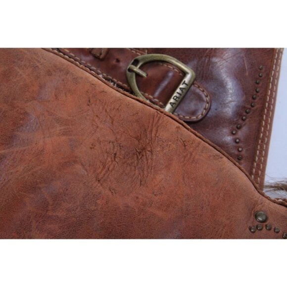 ARIAT pull on leather boots womens shoes brown womens sz 6.5 B - Picture 14 of 14